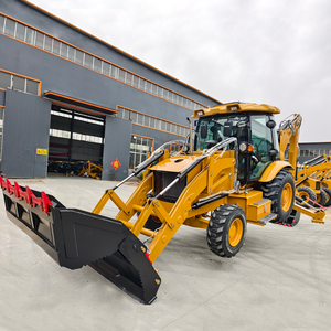 मुफ्त शिपिंग बैकहोए खुदाई लोडर ट्रैक्टर नई खुदाई रेट्रोडोरा जेसीबी मिनी बैकहोए लोडर 4x4 व्हील बैकहोए लोडर - Product Image 3