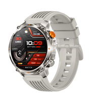 Montre connectée 2026 HT45 avec lampe de poche, écran 1,7 pouces, étanche IP68, tracker d'activité, montre connectée de sport en plein air pour hommes