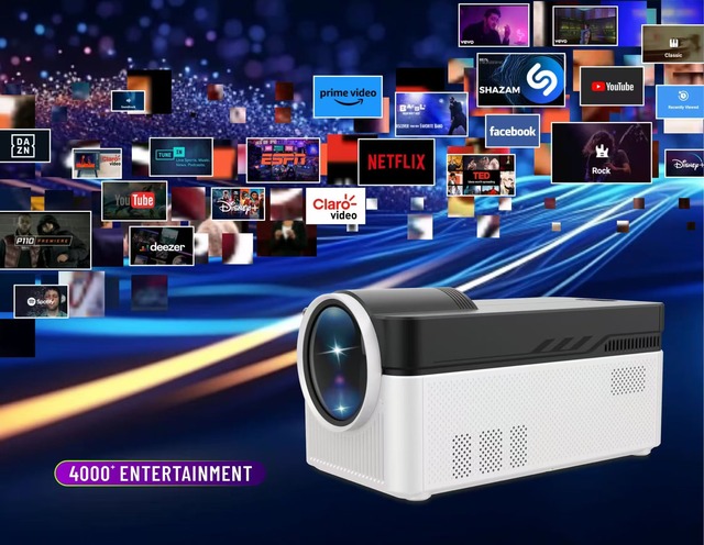 2025 New Projecteur HY450 Smart Portable Projector 1080P LED Proyector Android 11 WiFi 700ANSI 4K Video Mini Projectors
