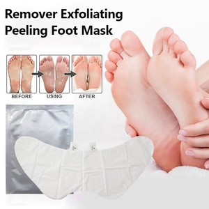 Masque Chaussettes Exfoliantes et Hydratantes pour les Pieds Marque Privée, Soin Pédicure Spa au Collagène et Lait <span class=keywords><strong>de</strong></span> Chèvre, Élimination des Callosités, Vente en Gros OEM ODM - Product Image 4
