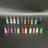 Aiguille filetée jetable 14G en ABS+Métal, 3 pouces, haute précision, accessoire d'outil de tournage pour machine de fraisage CNC, pointes émoussées, marque YQY