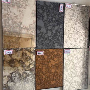 Panneau en verre traditionnel, miroir carré de mur, salle de bains, plancher industriel de style, plafond, application - Product Image 2