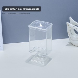 Dispensador Profesional <span class=keywords><strong>de</strong></span> Algodón para Uñas Acrílicas, Caja <span class=keywords><strong>de</strong></span> Almacenamiento Cuadrada Transparente a Prueba <span class=keywords><strong>de</strong></span> Polvo para Discos Desmaquillantes y Hisopos <span class=keywords><strong>de</strong></span> Algodón - Product Image 5