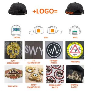 Casquette Melon Vintage Hip-Hop Vierge en Gros, Personnalisable avec Broderie et Impression de Logo, Chapeau Souple sans Visière Réglable - Product Image 4