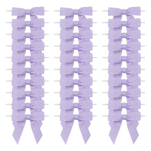 Sẵn Sàng Để Tàu Pre-Làm Hoa Satin Twist Tie Cho Cookie Kẹo Sô Cô La Món Quà Gói Nhà Máy Trực Tiếp Ribbon Bow - Product Image 4