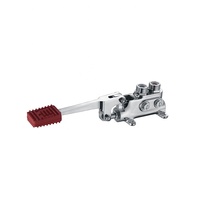 Katup Pedal Rem Kaki Modern Hemat Energi, Tahan Lama, Satu Pegangan, Satu Lubang, Terpasang di Dinding, Pencampur Air Dingin dan Panas
