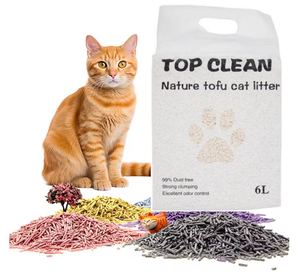 Hochwertige Umweltfreundliche ToFU & Bentonit Katzenstreu Spülbar Schnell Klumpend Staubfrei Hochabsorbierend Großhandel - Product Image 2