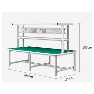 Aluminium Profielen Industriële Aluminium Magazijn Werkbank Verstelbare Computer Reparatie Werkbank Voor Assemblagelijn - Product Image 3