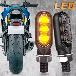 2/4 pièces, clignotants LED pour <span class=keywords><strong>moto</strong></span>, mini clignotants ambrés, clignotants universels pour <span class=keywords><strong>moto</strong></span> - Product Image 6