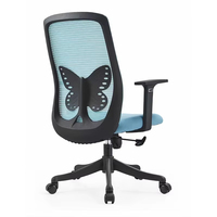 Chaise de bureau ergonomique moderne personnalisée en gros, chaise de direction en maille la plus confortable pour le personnel