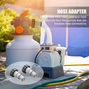 Adaptateur de <span class=keywords><strong>tuyau</strong></span> de remplacement <span class=keywords><strong>raccord</strong></span> fileté pour piscines hors sol système d'eau salée - Product Image 5