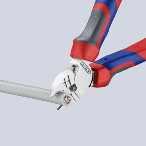 KNIPEX 14 25 160 Cortador de aislamiento con mangos cómodos cromados 160 mm - Product Image 2