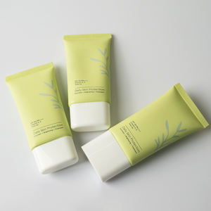 عينة مجانية 30-40 أنابيب ضغط بلاستيكية مسطحة مع سدادة كريم Bb أنبوب فائق واقي من الشمس لتعبئة مستحضرات التجميل - Product Image 4