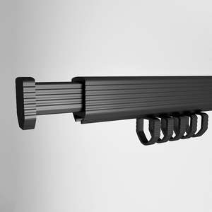 Porte-vêtements pliable mural rétractable, séchoir à <span class=keywords><strong>linge</strong></span> en aluminium gain de place, séchoir à <span class=keywords><strong>linge</strong></span> extensible pour la maison - Product Image 3