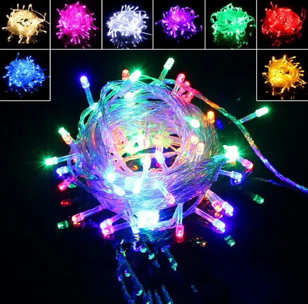 Holiday Garland Lighting Christmas lights 10M 20M 30M 50M 100M 220V 110V Wedding Party Decorations LED Fairy String Light