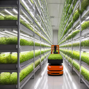 Automated <b>Plant</b> Factory Container Greenhouse Smart Vertical Farming Equipment with Climate Control Pump and Led <b>Grow</b> <b>Lights</b> C00 - Product Image 1