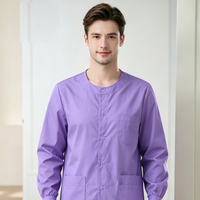 Uniforme de travail pour spa, tunique de spa en polyéthylène à col en V et manches courtes, uniforme de massothérapeute, vente en gros, salon de beauté, séchage rapide