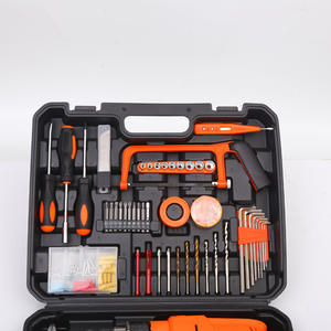 Juego de Herramientas Inalámbricas Aisladas de 122 Piezas, Kit de Herramientas Manuales para Electricistas, Taladro de Impacto, Destornillador - Product Image 4