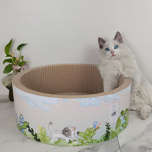 시클-고품질 배터리 뜨거운 판매 재고 IC-5016-purple 고양이 디스크 골판지 골판지 무료 개박하 상자 - Product Image 2