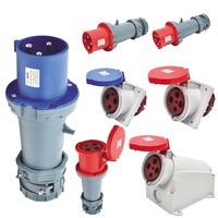 Prise de courant industrielle SFE IEC60309 IP67 étanche, triphasée 220 380 240 415V6H, 4 pôles, norme européenne, 3/4 prises