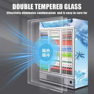 Refrigerador de supermercado enfriador de bebidas refrigeradores para bebidas refrigerador de bebidas con puerta de vidrio - Product Image 4