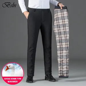 2023 new arrival Men Pants business casual high rebound Slim fit fashion Outering down pant