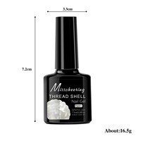 Vernis à ongles semi-permanent couleur perle, extension d'ongle semi-permanente