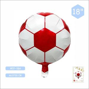 بالون هيليوم من جلوبوس, على استعداد للشحن 18 بوصة على شكل دائري ، بالون متوهج من ألياف الهليوم ، كرة قدم موسع - Product Image 5