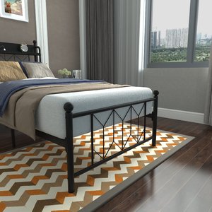 Struttura letto singolo in metallo con testiera contenitore, stazione di ricarica e luci LED - Base letto per camera da letto/appartamento - Product Image 4