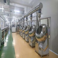 Machine de revêtement multifonctionnelle pour chocolat, amandes, noix, cacahuètes, sucre et bonbons, au meilleur prix et efficace