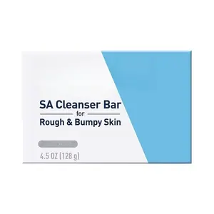 Barra limpiadora Cerav SA para pieles ásperas y con baches, limpieza profunda suave, 128g, jabón exfoliante de ácido salicílico