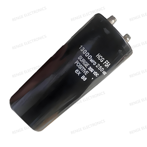 Nuevo y original HCG F5A 13000UF 250VDC Condensador de tornillo 13000UF Condensadores electrolíticos de aluminio Serie F5A - Product Image 3