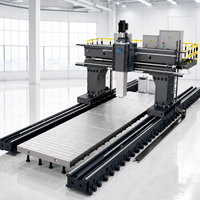 Centre d'usinage CNC à colonne dynamique, machine de fraisage de grand format robuste pour pièces métalliques de précision
