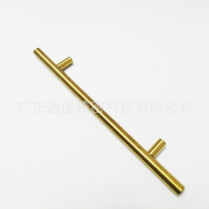 Tiradores de Muebles de Acero Inoxidable 8007, Diseño Minimalista Dorado, Herrajes para Gabinetes, Duraderos - Product Image 4