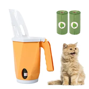 Katzenstreu Scooper Selbst reinigende Katzenstreu schaufel Tragbare Box Kätzchen Wurf filter Reinigungs werkzeug Haustier bedarf