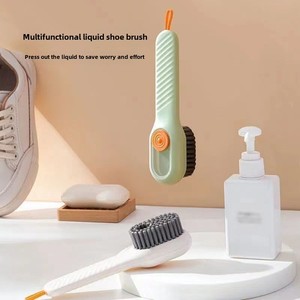 Cepillo Profesional Multifuncional para Limpieza de Zapatos con Dispensador de Líquido, Cerdas Suaves, Herramienta Mágica para Lavandería Doméstica, No Daña el Material - Product Image 6