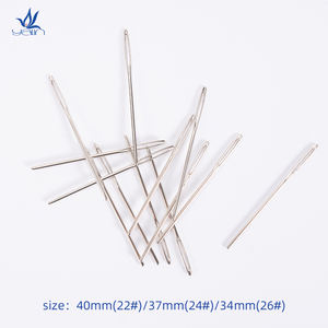 Aiguilles <span class=keywords><strong>à</strong></span> coudre <span class=keywords><strong>à</strong></span> pointe émoussée <span class=keywords><strong>à</strong></span> grand chas en <span class=keywords><strong>laine</strong></span> argentée, durables, écologiques, portables, pour broderie au point de croix, tapisserie et couture <span class=keywords><strong>à</strong></span> la main - Product Image 5