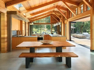 Retraites en bois intégrées à la nature Vues sur le lac et la forêt Espaces ouverts pour les voyages d'évasion Utilisation parfaite de la <span class=keywords><strong>maison</strong></span> - Product Image 6