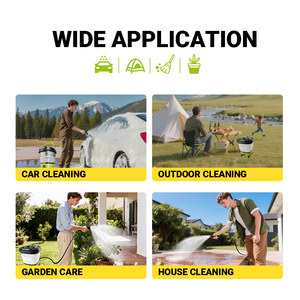 Pulitore Elettrico Pieghevole da 12L con Coperchio Porta-Tubo e Ruote <span class=keywords><strong>per</strong></span> Pulizia di <span class=keywords><strong>Camper</strong></span>, Barche e Attrezzatura da Campeggio ODM - Product Image 3