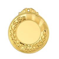 En stock, vente en gros, prix abordable : Médailles vierges personnalisables en alliage de zinc, médailles d'or 3D pour marathon, médailles et trophées sur mesure