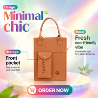 Sac fourre-tout en feutre gaufré multicolore, nouveau design, écologique, réutilisable, portable, idéal pour les cadeaux promotionnels – Offre spéciale
