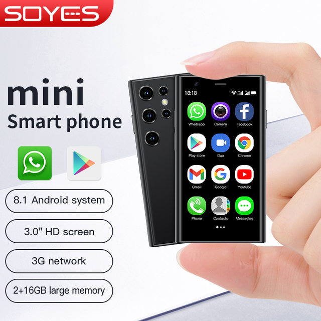 Soyes S23 3G Android Smartphone Factory Promotion 2025 3 Inch Palm Size Quad Core Dual Sim Long Time Standby