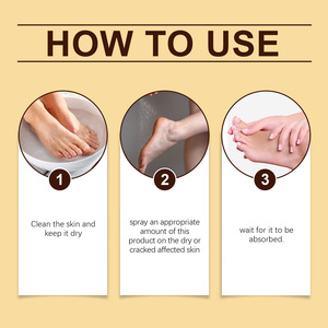 Spray hydratant pour les pieds à la vitamine C 20 ml, best-seller portable 2025, vente en gros - Product Image 6