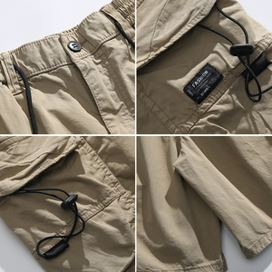 Short cargo à poches latérales avec cordon de serrage pour randonnée extérieure d'été directe de la manufacture Short <span class=keywords><strong>Cortez</strong></span> respirant personnalisé - Product Image 2
