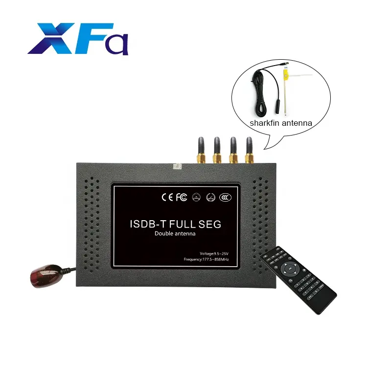 High Speed Mobile Four-Antenna ISDB-T FULL SEG Digital TV BoxためCar Use