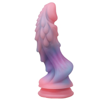 Jouets pour adultes réalistes en silicone à 100%, énorme gode épais de couleur attrayante, ventouse, forme spéciale, jouets sexuels pour adultes en silicone