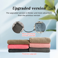 Best Selling Fast Drying Super Soft 63x105 Large Size Microfiber Hair Towel for Women Custom Logo Woven Technique