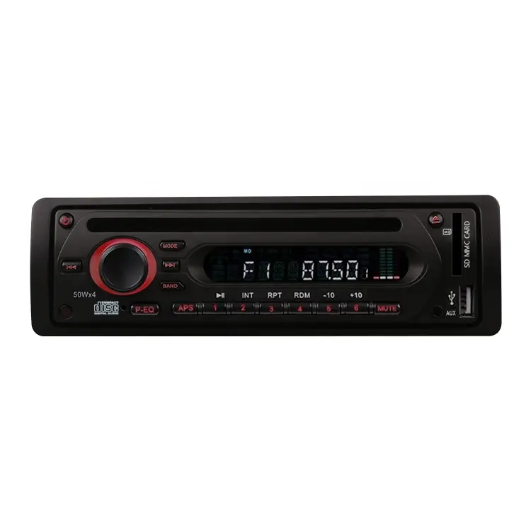 Reprodutor de DVD One Din Bus Coach com porta SD USB AM entrada AUX entretenimento DC24V rádio FM suporte BT música chamada viva-voz