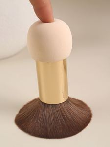 Brocha de Maquillaje Facial de Doble Cabeza de Alta Calidad, Brocha de Maquillaje Suave con Esponja, Personalizable - Product Image 5
