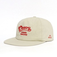 Casquette Dad Hat 5 Panneaux Tendance Sportive Unisexe pour l'Extérieur, Casquette Promotionnelle Personnalisée avec Logo Brodé Plat, Casquette Snapback en Gros